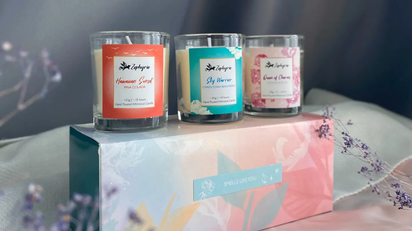 Candle Gift Set Collections by Zephyrie 6 Candle Gift Set Collections by Zephyrie