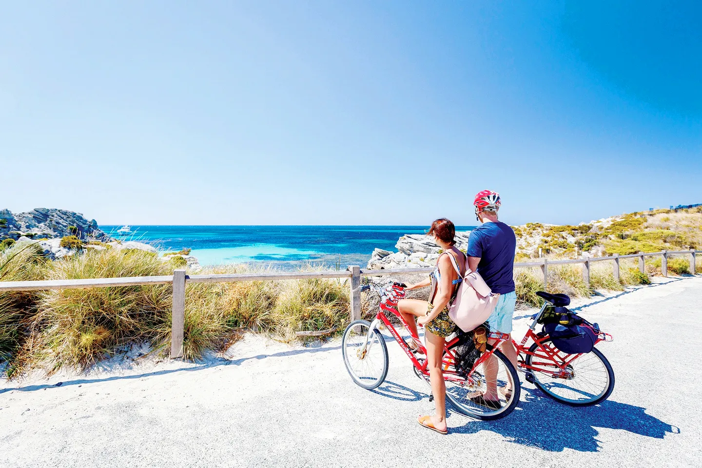 Rottnest Island Cycling Experience with Round Trip SeaLink Ferry Transfer