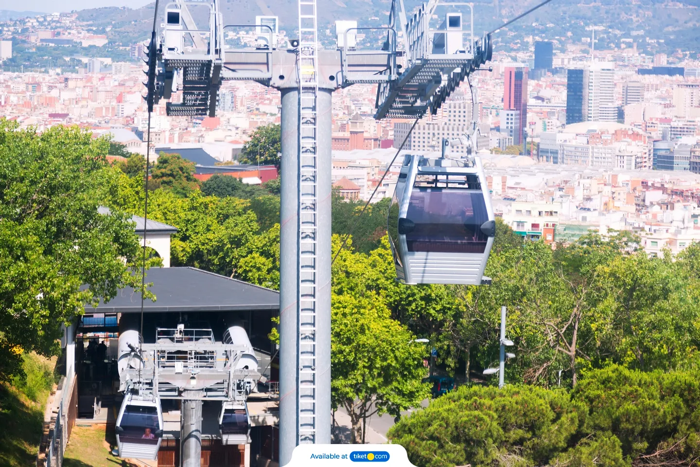 Montjuic Cable Car Ticket in Barcelona