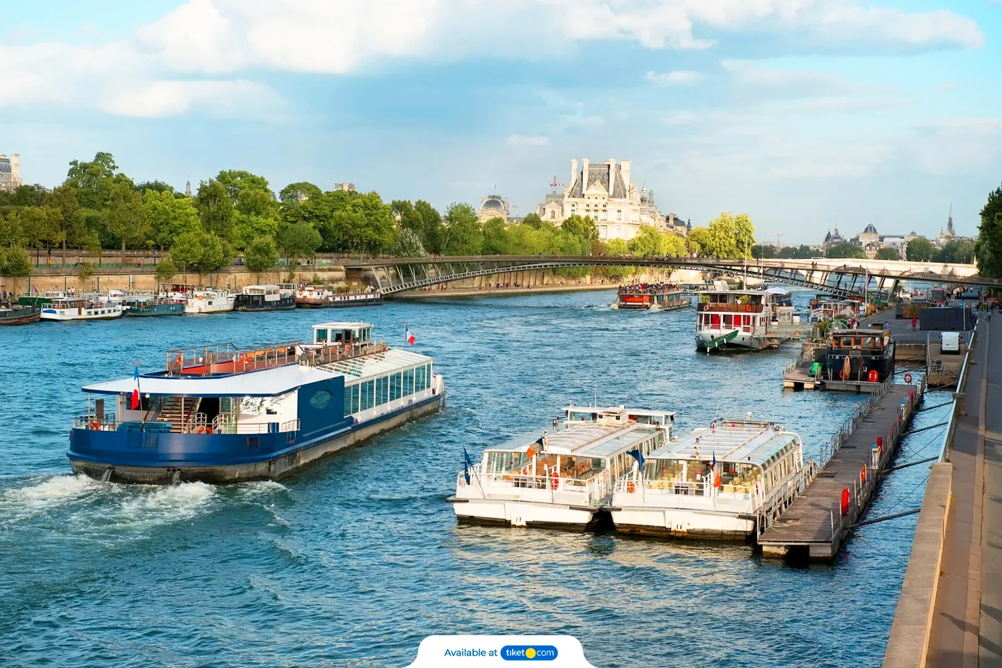 Seine River Hop-On Hop-Off Boat Tour by Batobus