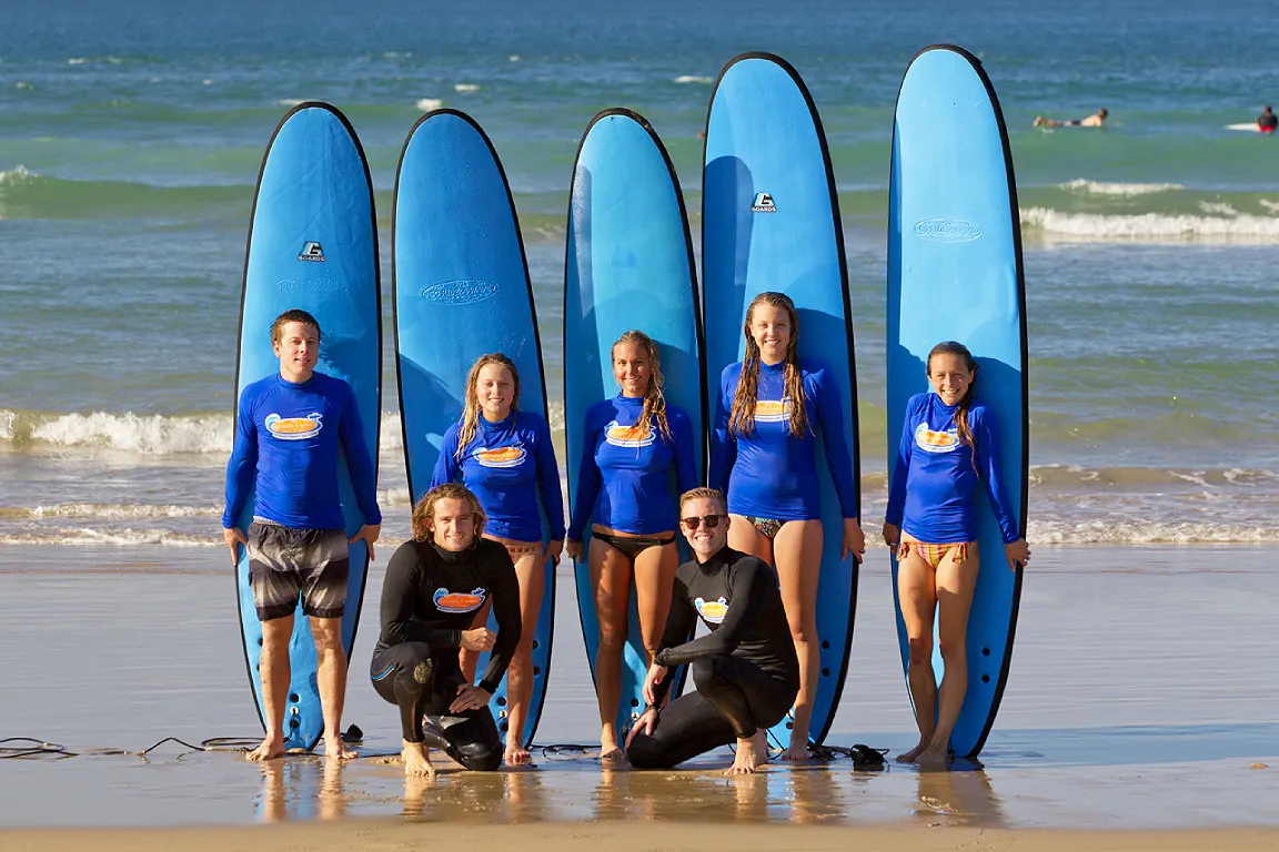 Surfing Course for Beginners at Noosa Heads