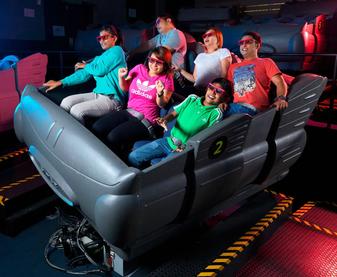 COMBO: Sentosa 4D AdventureLand (Any 3 Rides) + Trick Eye Museum Singapore