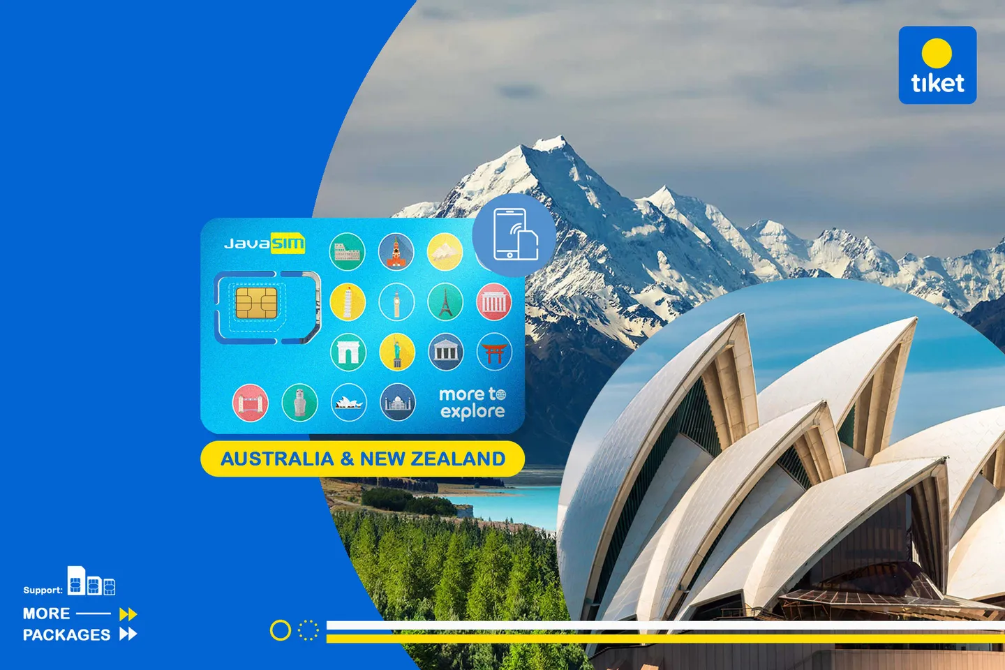JavaMifi 4G SIM Card Australia & New Zealand