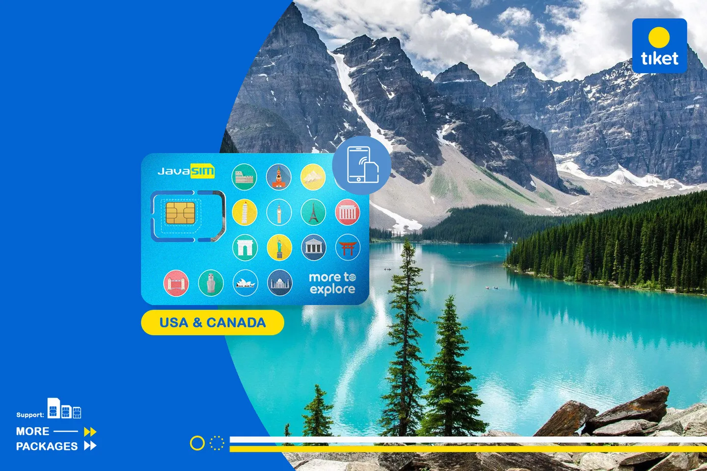 JavaMifi 4G SIM Card USA & Canada