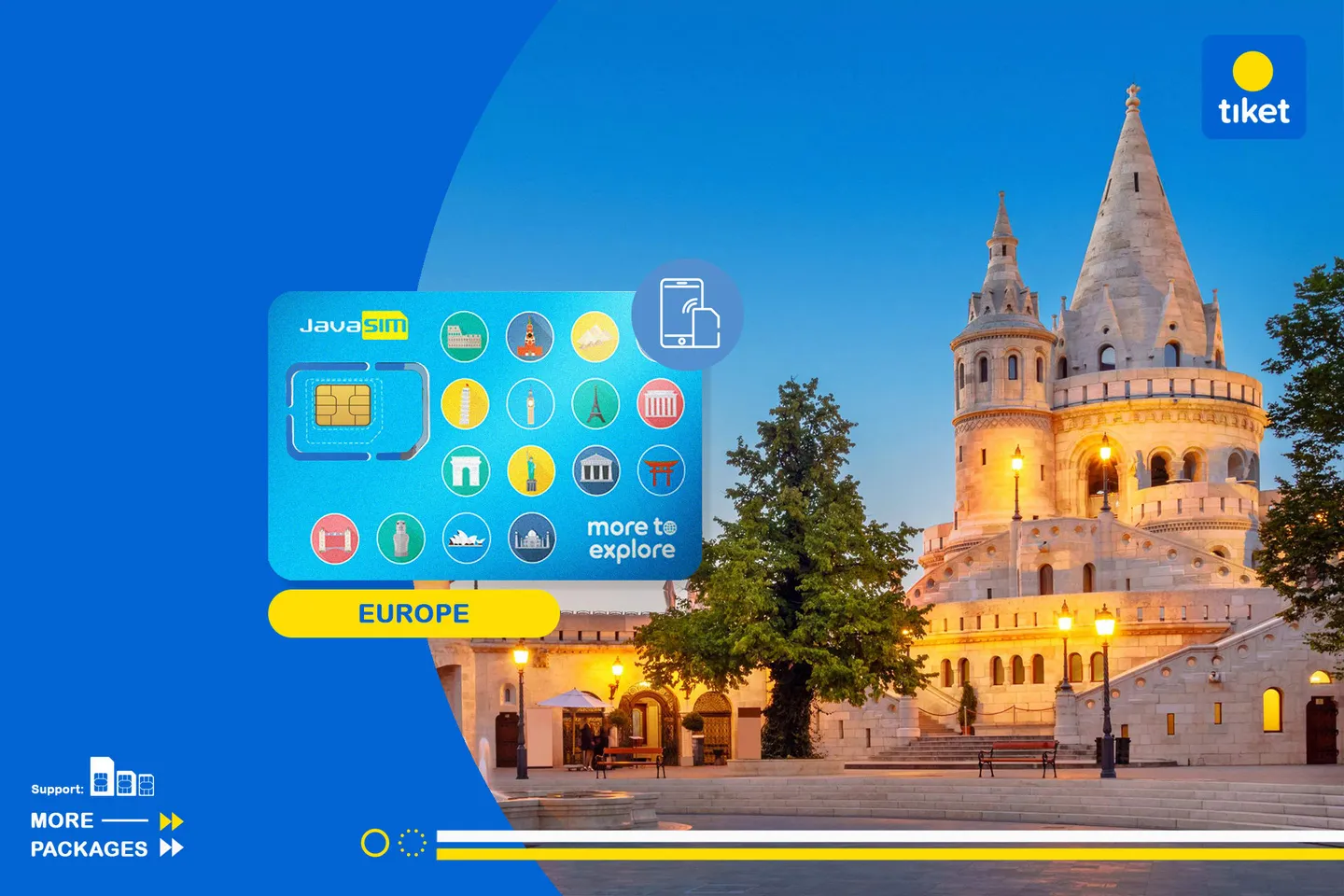 JavaMifi 4G SIM Card Europe (include UK, Turkey, Russia)
