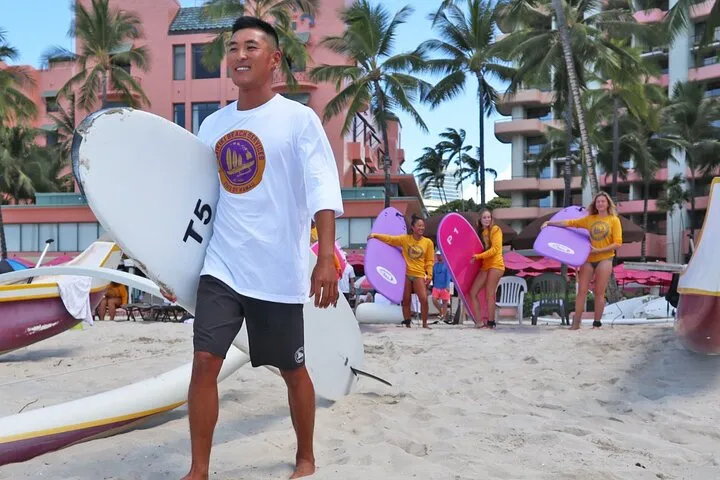 Private Group Surf Duo by Waikiki Beachboys at the Royal