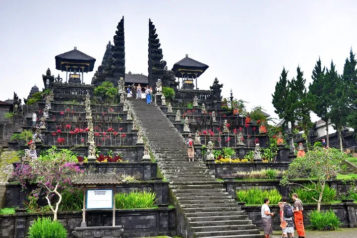 Besakih Mother Temple Combine Telaga Waja River White Water Rafting