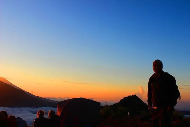 Volcano Sunset Sunrise Camping on the Top of Mount Batur - Bali Camping Tour